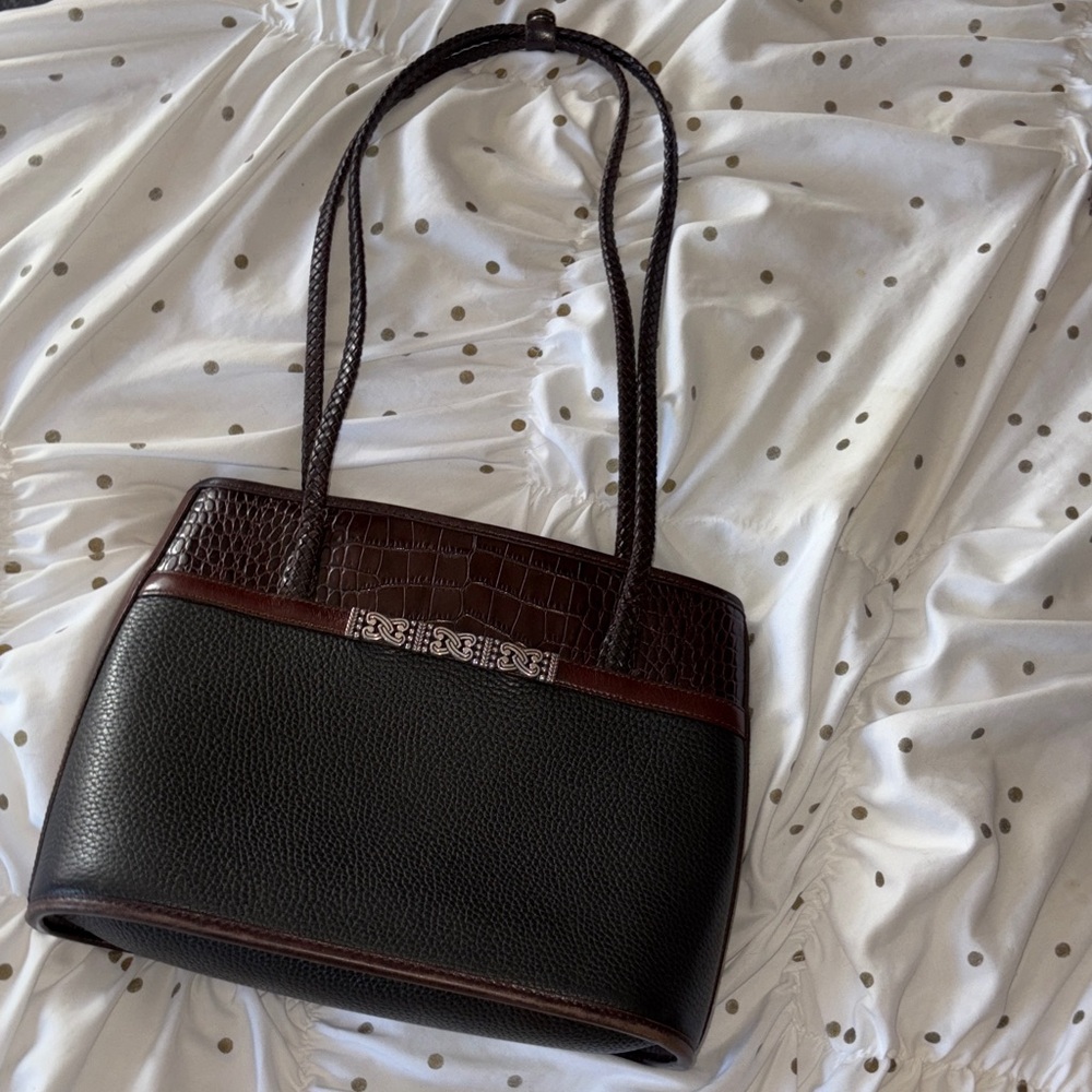 Brighton Black and Brown  Women's Handbag
